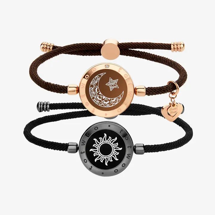 Bracciale totwoo gioielli raffinati pour femme pulseras parejas con sensore coppia regalo lunghe distanze braccialetti coppia