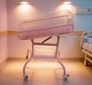 Lettino Ospedaliero per Neonati HOCHEY MEDICAL in Materiale ABS, Facilmente Spostabile, con Ruote - Product Image 6