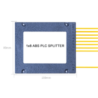 Connecteur POE 4G FTTH SC UPC/APC compatible avec le réseau séparateur de fibres optiques 1X64 Cassette Type de cartouche séparateur optique PLC