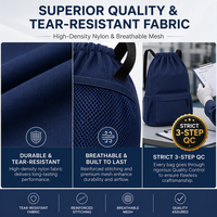 Sac à dos de sport imperméable de qualité supérieure avec cordon de serrage, sac de sport, sac à dos de voyage pour hommes et femmes, vente en gros, OEM, ODM, fournisseur d'usine