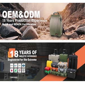 Ip67 PP 576*374*237 Mm Thiết Bị Chịu Tải Nặng Vỏ Cứng Bảo Vệ Bằng Nhựa Kích Thước Lớn Hộp Dụng Cụ Cầm Tay - Product Image 5