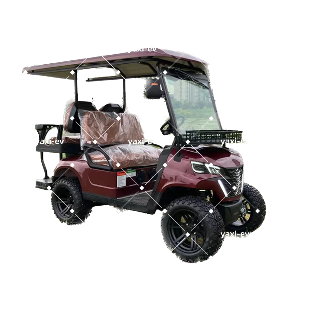 Aanpasbare Elektrische Golfkar Buggy Nieuwe 72V Batterij 7,5 Kw Motor 90Km Rijden Kilometers Uitgerust Staart Caddie Positie Verkoop