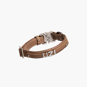 Custom Comfortabele Verstelbare Premium Veganistische Lederen Hondenhalsband - Product Image 2