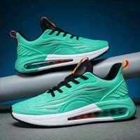 Chaussures de sport décontractées à coussin d'air pour hommes, printemps/automne/hiver, confortables, respirantes, en maille, tendance, vente en gros pour le commerce extérieur