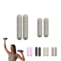 Haltères de Pilates en silicone souple personnalisés, vente en gros, directement de l'usine, pour la maison, le yoga et les exercices, poids libres pour femmes