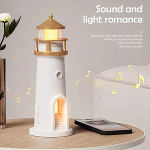 <strong>Moonlight</strong> Lighthouse Ambient Light with Human Body Induction and Remote Control <strong>Sleep</strong> Night Light Desktop Decorative Gift Lamp - Product Image 6