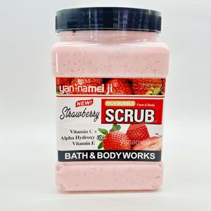 Gommage au café naturel de haute qualité pour les soins de la peau, hydratant et exfoliant du visage et du corps. Crème exfoliante à la fraise et au <span class=keywords><strong>kiwi</strong></span> - Product Image 3