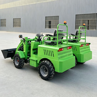 Caricatore Elettrico Telescopico ad Alta Efficienza per Fattoria 650 kg 700 kg con Benna, Pala Gommata Elettrica Frontale in Vendita