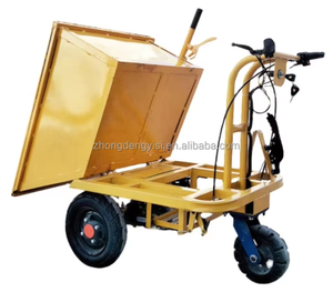 Carretilla de Mano para Obras de Construcción, Carretilla de Carga de 3 Ruedas, <span class=keywords><strong>Triciclo</strong></span> Eléctrico para Adultos - Product Image 1