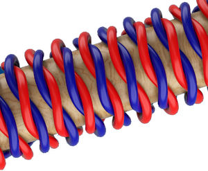 สายไฟฟ้าอุตสาหกรรมชนิดคู่บิดเกลียวหุ้มฉนวนพีวีซี ป้องกันไฟลุก ปราศจากฮาโลเจน ควันน้อย แกนทองแดง 5 เมตร 4 แกน 500 โวลต์ RVS RYJS - Product Image 5