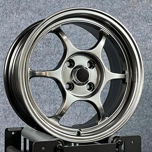 Rueda Deportiva Xinlin 15X7J de Perfil Bajo ET35 ET38 4X100 para Autos de Pasajeros, Compatible con <span class=keywords><strong>RG1</strong></span> City JDM Nissan Camry Mazda MX5 - Product Image 4