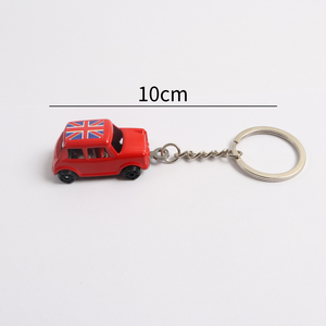 Llavero Metálico Miniatura Estilo Británico con la Bandera del Reino Unido Impresa en el Techo, Recuerdo Turístico <span class=keywords><strong>de</strong></span> Londres, Disponible en 3 Colores - Product Image 3