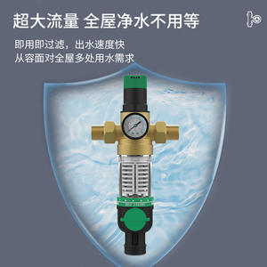 ไส้กรองน้ำ Hailesi ของแท้ พร้อมวาล์วควบคุมแรงดัน ไส้กรองน้ำแบบกรองล่วงหน้า ควบคุมแรงดันน้ำ อะไหล่ไส้กรองน้ำของแท้ - Product Image 2