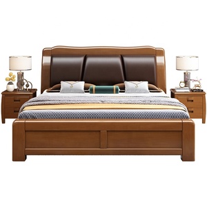 <span class=keywords><strong>Letto</strong></span> <span class=keywords><strong>Matrimoniale</strong></span> Moderno Semplice e Classico in Legno King Size, Design con Testiera e Contenitore, Letti di Lusso in Legno Queen Size per Adulti con Vano Portaoggetti - Product Image 5