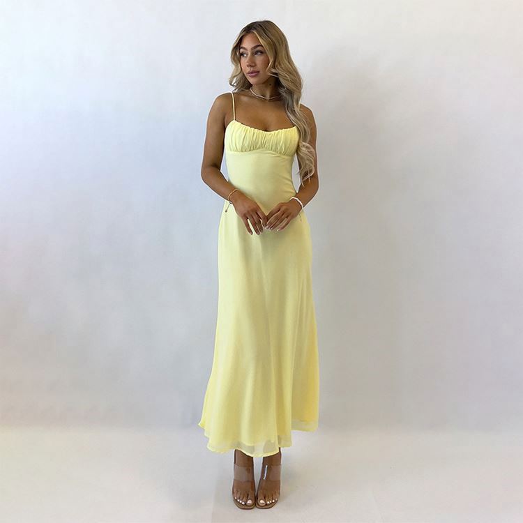 Order Online Yellow Cocktail Dress Custom Lace Options Available |  Alibaba.com