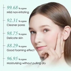 Limpiador Facial Orgánico con Aminoácidos OEM/ODM, Limpiador Facial Suave con Espuma Anti-Acné para Piel Seca - Product Image 4