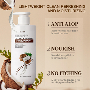 Private Label Vente en Gros Professionnel <span class=keywords><strong>Essence</strong></span> Végétale Soins Capillaires Usine Nourrissant à la Noix de <span class=keywords><strong>Coco</strong></span> Shampooing Nettoyant - Product Image 5