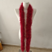 Boas en plumes de dindon Marbou moelleuses de 50g, grandes plumes pour la danse, les mariages, les coiffes, les robes, la décoration - Vente en gros fabricant