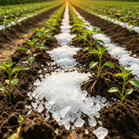 Polymère Super Absorbant (SAP) Hydrogel Agricole et Forestier, Retenue d'Eau, Conditionneur de Sol pour la Repiquage d'Arbres et les Cultures