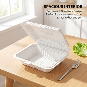 Contenitore per pranzo usa e getta da 250ml contenitore per alimenti PP per riso e piatto principale - Product Image 1