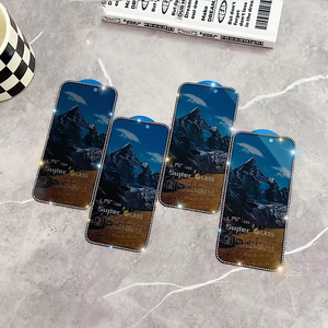 Pellicola Protettiva in <span class=keywords><strong>Vetro</strong></span> <span class=keywords><strong>Temperato</strong></span> Anti-Impronta con Glitter Diamantati per <span class=keywords><strong>iPhone</strong></span> 17 15 14 Plus <span class=keywords><strong>13</strong></span> 12 11 <span class=keywords><strong>Pro</strong></span> Max - Product Image 3