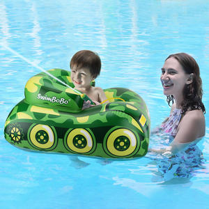 Swimbobo <span class=keywords><strong>Anneau</strong></span> <span class=keywords><strong>de</strong></span> piscine <span class=keywords><strong>gonflable</strong></span> vert pour bébé, jouet d'été pour l'extérieur, siège flottant pour enfants, pour la <span class=keywords><strong>natation</strong></span>, divertissement aquatique pour enfants - Product Image 2