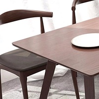 Ensemble de Table de salle à manger moderne en bois de cendré, vente en gros, meubles de salle à manger, en Stock, usine