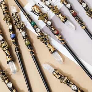 Großhandel Natur kristall Weiß Einkristall Zwölf Sternbild Zauberstäbe <span class=keywords><strong>Original</strong></span> Design Zauberstäbe Hand gefertigt - Product Image 5