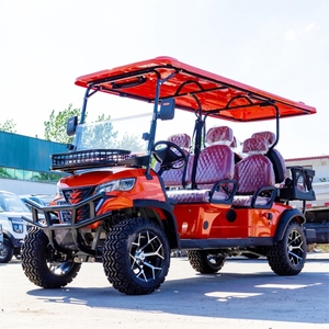 Câu lạc bộ xe mới 4 bánh 4WD Chất lượng cao Golf giỏ hàng 4 + 2 CHỖ NGỒI điện Golf giỏ hàng - Product Image 5