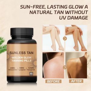 Pillole Abbronzanti Senza Sole di Alta Qualità con Astaxantina, Licopene e Fieno Greco, Capsule <span class=keywords><strong>per</strong></span> la Cura della Pelle <span class=keywords><strong>per</strong></span> Adulti - Product Image 2