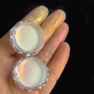 Polvo de Pigmento Blanco Perla Holográfico para Uso Cosmético con Brillo Iridiscente - Product Image 1