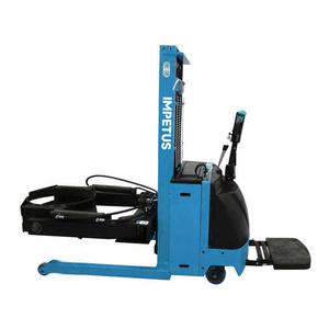 홀더 수동 오일 스태커 3륜 0.5톤 드럼 리프팅용 500kg 반전동 셀프 로딩 포크리프트 - Product Image 3