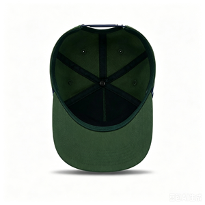 Custom Wholesale <b>Army</b> Green 6 Panel Rope Snapback <b>Cap</b> Blank Custom Embroidery Logo Flat Brim Plastic Snapback Hat Multi Colors - Product Image 3