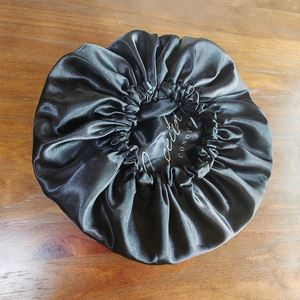 Bonnets réversibles personnalisés 100% en satin double couche et foulards en satin avec logo pour la protection des cheveux, cadeau promotionnel - Product Image 4