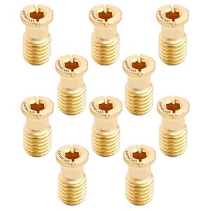 Swimcare Brass Pool Cover Anchors 9/16 Inch Threaded Studs for Concrete Decks Coarse Thread Polished Finish <b>Set</b> of 10 - Product Image 1