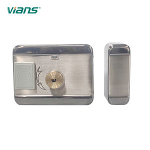 <span class=keywords><strong>Serratura</strong></span> <span class=keywords><strong>Elettrica</strong></span> All-in-One a Doppio Cilindro 12V con Controllo Remoto a Scheda/Chiave per Porte Interne in Legno/Vetro/Metallo/Ignifughe - Product Image 4