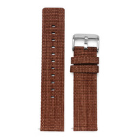 Ventes directes d'usine sangles de remplacement à dégagement rapide boucle en tissu toile Durable bracelet de montre en Nylon 18mm 20mm 22mm boucle en acier
