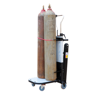 Carretilla de Doble Cilindro de Gas de Alta Resistencia con Capacidad de 200 kg y Ruedas Neumáticas para Transporte de Gas de Soldadura - Product Image 1