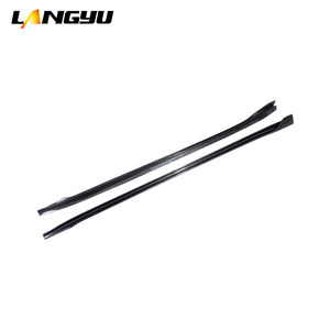 Piezas de modificación de coche Langyu, Kit de carrocería de fibra de carbono seco, labio delantero, difusor trasero, alerón de falda lateral para Tesla <span class=keywords><strong>Model</strong></span> <span class=keywords><strong>3</strong></span> Bodykit - Product Image 6