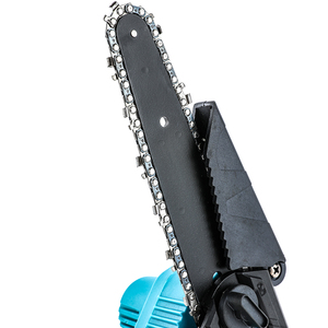 Sierra de registro inalámbrica de doble cadena eléctrica con olla de aceite DIY y grado industrial para madera - Product Image 2