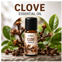 Huile de clou de girofle pure et naturelle ; antifongique et soulageant les maux de dents ; adaptée aux soins bucco-dentaires et aux massages corporels.