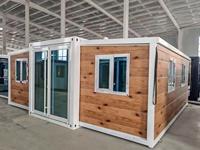 Maison modulaire extensible à double aile de 20 pieds, antirouille, pour salle de loisirs et dortoir de personnel de champ pétrolier éloigné