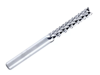 Coupe-maïs en acier au tungstène de 3,175 mm, dents diamantées allongées de 4 mm, 6 cartes de circuits imprimés, machine de gravure CNC pour la découpe du bois dur