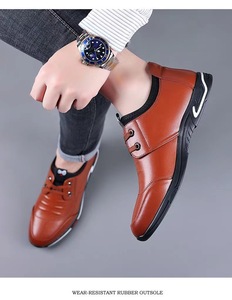 <span class=keywords><strong>Scarpe</strong></span> eleganti Casual da uomo in stile camminata in <span class=keywords><strong>pelle</strong></span> <span class=keywords><strong>bianca</strong></span> di fabbrica all'ingrosso a basso prezzo - Product Image 6