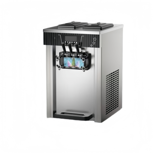 Machine à glace molle italienne haut de gamme pour usage commercial, construction en acier inoxydable, capacité de 20 litres/heure - Product Image 4