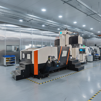 Centre d'usinage CNC de type portique à double colonne automatique Gmc3018 avec broche BT50