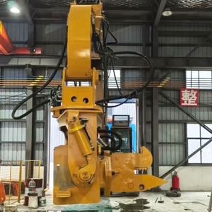 Kt250 Kantelbare Vibro Hamer Graafmachine Gemonteerd Kantelpaal Hamer Hydraulische Heimachine - Product Image 6