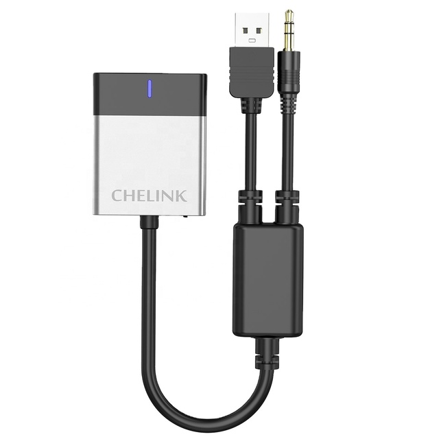 Car Kit Wireless for Blue-tooth Audio 3.5mm AUX USB Music Adapter Receiver Dongle Cable for BMW and Mini Cooper