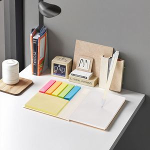 New Arrival Eco-Friendly Recycled Milk Carton Cover <b>Notepads</b> <b>Sticky</b> Notes and Eco Pen with Paper Material Promotional Product - Product Image 5