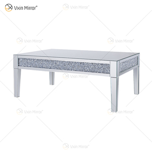 Vxin Customized <strong>Side</strong> <strong>Table</strong> WXF-170 Crushed Diamond Homemade <strong>Silver</strong> Coffee <strong>Table</strong> - Product Image 4
